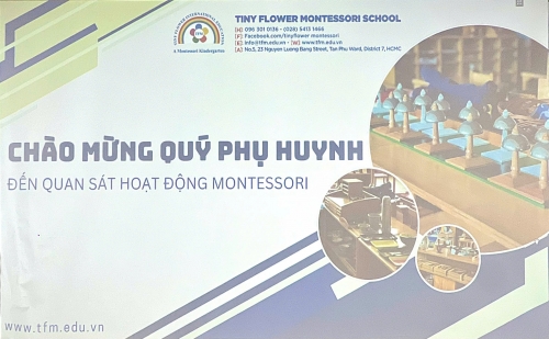 Chào Mừng Quý Phụ Huynh Đến Quan Sát Hoạt Động Montessori